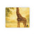 Gentle Giraffe Glow - Rectangular Mouse Pad