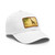 Gentle Giraffe Glow - Dad Hat with Leather Patch (Rectangle)