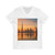 Dubai Desert Mirage - Unisex Jersey Short Sleeve V-Neck Tee