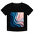Fluid Harmony Waves - Organic Rib Baby Tee