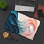 Fluid Harmony Waves - Desk Mat