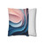 Fluid Harmony Waves - Square Poly Canvas Pillowcase