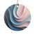 Fluid Harmony Waves - Ceramic Ornaments, 2-Side Print