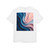 Fluid Harmony Waves - Unisex Heavy Oversize Tee
