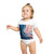 Fluid Harmony Waves - Short Sleeve Baby Bodysuit