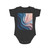 Fluid Harmony Waves - Short Sleeve Baby Bodysuit