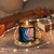 Fluid Harmony Waves - Scented Soy Candle (Multi-Size, Amber Jar)