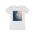 Fluid Harmony Waves - The Boyfriend Tee for Women