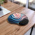 Fluid Harmony Waves - Mouse Pad With Wrist Rest