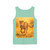 Hunting Grace of the Cheetah - Unisex Garment-Dyed Tank Top