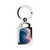 Fluid Harmony Waves - Rectangle Photo Keyring