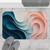 Fluid Harmony Waves - Bath Mat