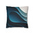 Fluid Harmony Waves - Spun Polyester Square Pillowcase