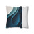 Fluid Harmony Waves - Spun Polyester Square Pillowcase