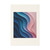 Fluid Harmony Waves - Cotton Tea Towel