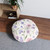 Charming Meadow Bliss - Tufted Floor Pillow, Round