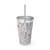 Charming Meadow Bliss - Sunsplash Tumbler with Straw, 16oz
