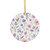 Charming Meadow Bliss - Ceramic Ornaments, 2-Side Print, (1pc, 3pcs, 5pcs, 10pcs)