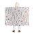 Charming Meadow Bliss - Hooded Sherpa Fleece Blanket
