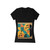 Timeless Vinyl Vibes - Women's Jersey Short Sleeve Deep V-Neck Tee