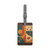 Timeless Vinyl Vibes - Saffiano Polyester Luggage Tag, Rectangle