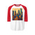 Urban Mosaic - Unisex Three-Quarter Sleeve Raglan Shirt