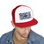 Geometric Flow - 5 Panel Trucker Cap (Embroidery)