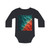 Fractal Harmony Waves - Baby Long-Sleeve Organic Bodysuit