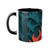 Fractal Harmony Waves - Accent Mugs, 11oz