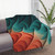 Fractal Harmony Waves - Tan Sherpa Blanket