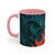 Fractal Harmony Waves - Accent Mugs