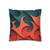 Fractal Harmony Waves - Spun Polyester Square Pillowcase