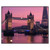 London Twilight Reflections - PU Leather Mouse Mat