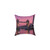 London Twilight Reflections - Square Poly Canvas Pillow