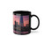 London Twilight Reflections - Black Coffee Cup, 11oz