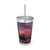 London Twilight Reflections - Sunsplash Tumbler with Straw, 16oz