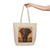 Graceful Elephant Journey - Canvas Shopping Tote
