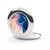 Fluid Geometry Harmony - Compact Travel Mirror