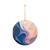 Fluid Geometry Harmony - Ceramic Decoration Ornament, (1pc)
