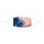 Fluid Geometry Harmony - Snug-Fit Polyester Face Mask