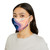 Fluid Geometry Harmony - Snug-Fit Polyester Face Mask
