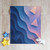Fluid Geometry Harmony - Throw Blanket