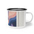 Fluid Geometry Harmony - Enamel Camp Cup