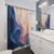 Fluid Geometry Harmony - Shower Curtains