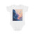 Fluid Geometry Harmony - Short Sleeve Baby Bodysuit