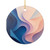 Fluid Geometry Harmony - Ceramic Ornaments (2-Side Print)