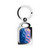 Fluid Geometry Harmony - Rectangle Photo Keyring