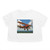 Wings of History - Women's Flowy Cropped Tee Wings of History - Women's Flowy Cropped Tee
