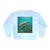 Serene Ocean Whisper - Unisex Tie-Dye Sweatshirt