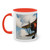 Wings of History - Two-Tone Coffee Mug, 11oz